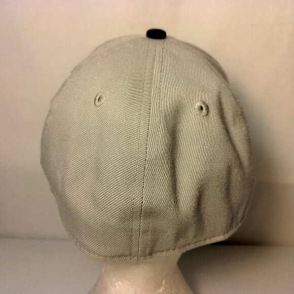 WVU West Virginia Mountaineers Cap Hat New Era Fitted Large XL Stretch Gray - Picture 6 of 14